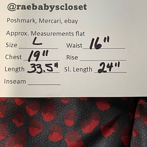 Beulah Red Black Stunning Runway Ruffle V-neck Dress Size L - Picture 13 of 14
